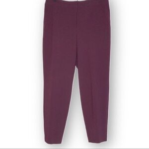 St. John dress pants wine grape purple burgundy trousers size 10